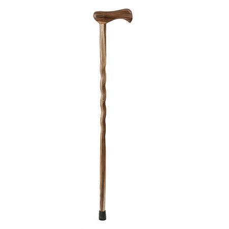 Brazos 40x22 Twisted Zebrawood Walking Cane