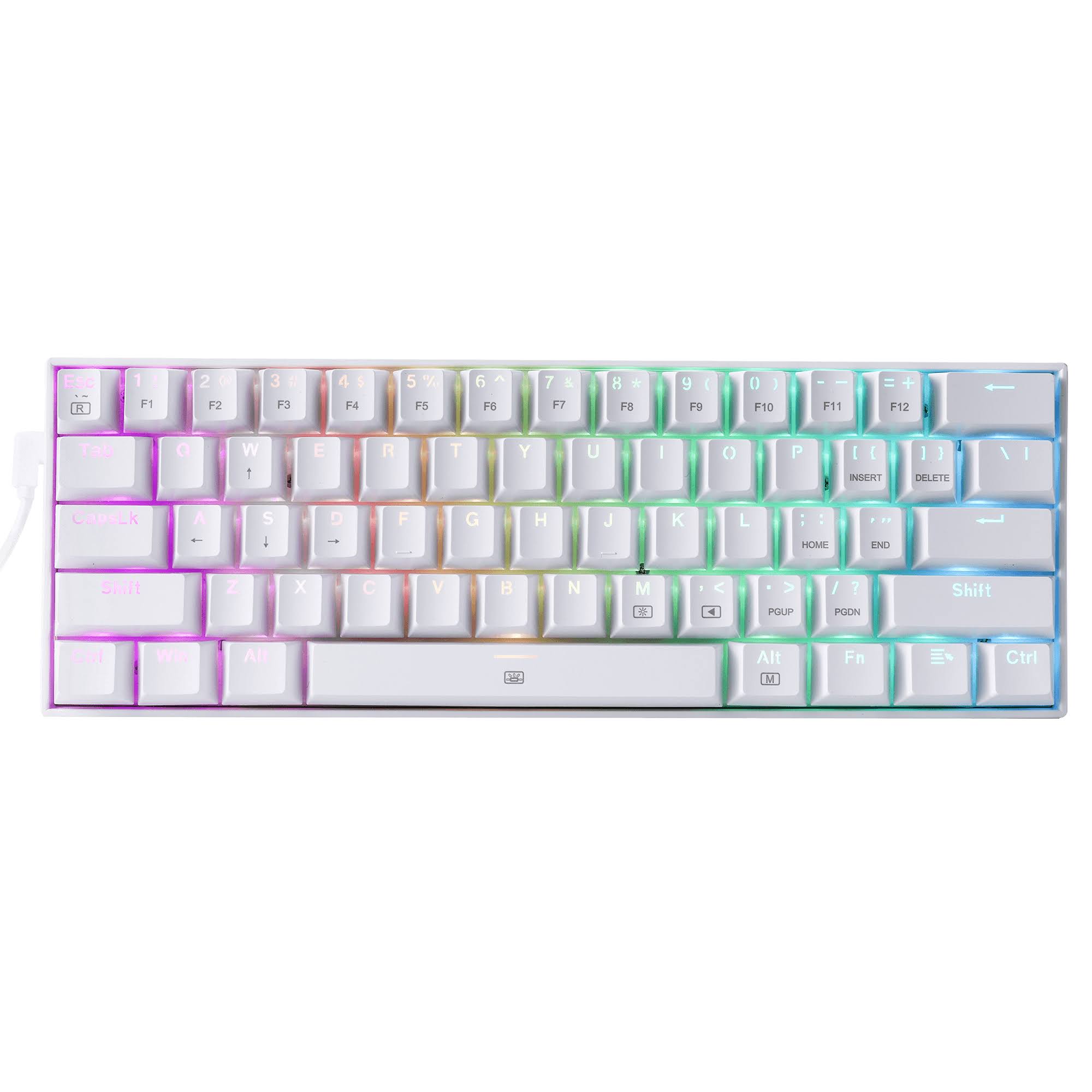 Dragonborn K630 Wired RGB 60% Mechanical Keyboard with Tactile Brown Switch