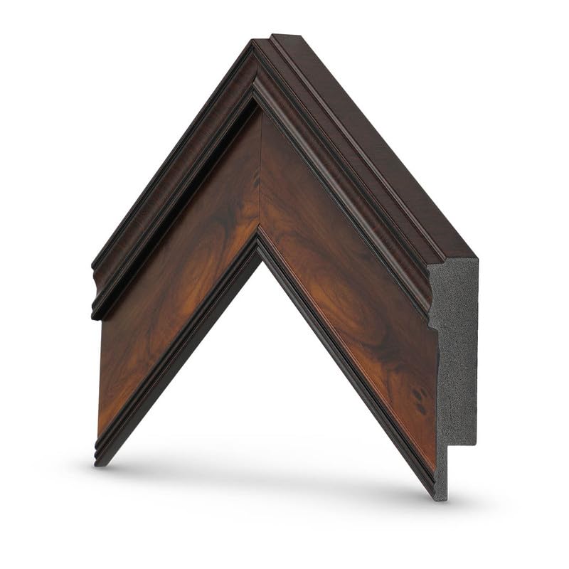 Frame My TV Deco TV Frames - Burlwood Smart Frame Compatible ONLY with Samsung The Frame TV