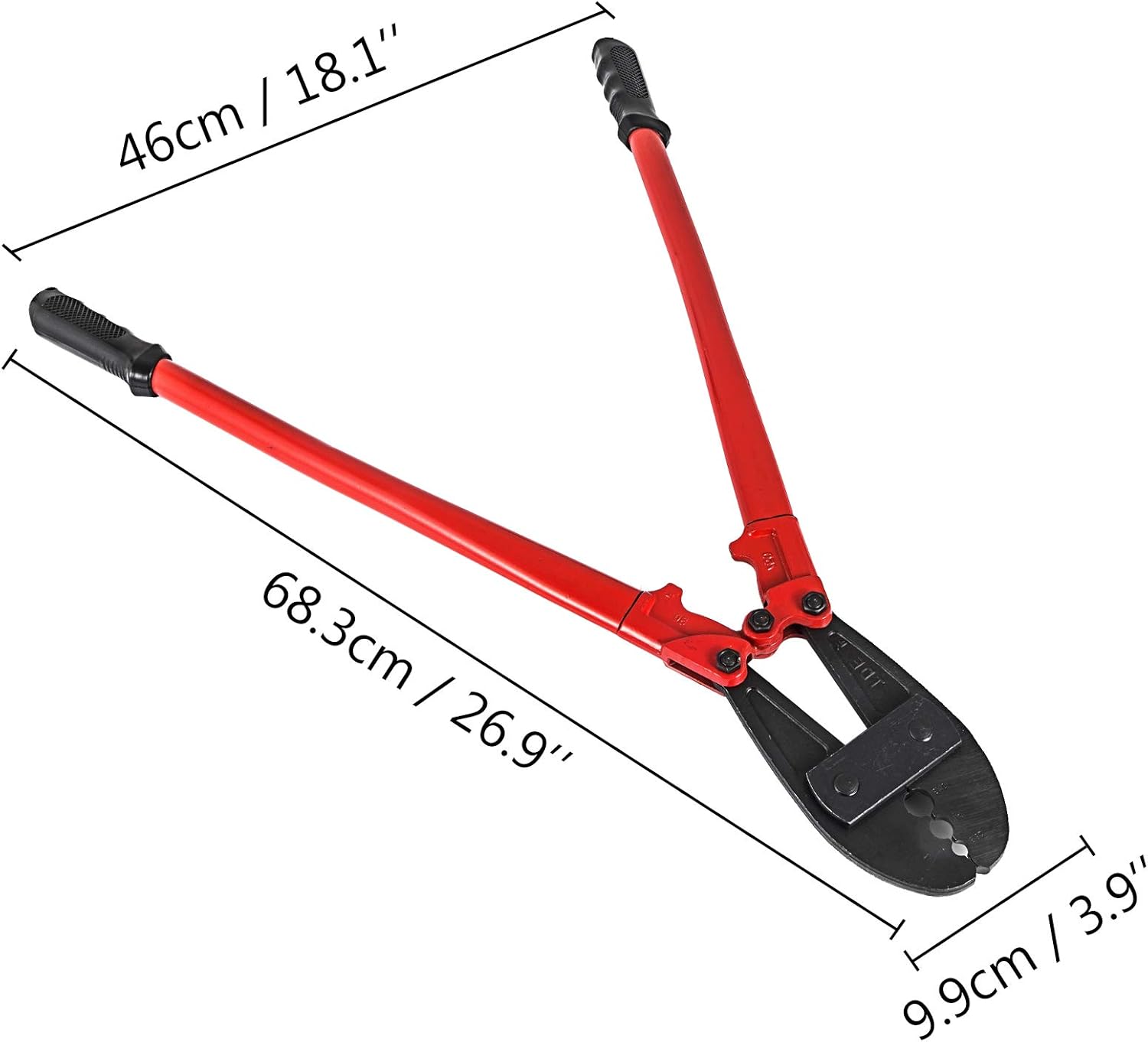 Mophorn Hand Swager Crimper 30 Inch ,Swaging Tool for 5/32" 1/4" 5/16" Wire Rope,Hand Cimping Tool for Copper Aluminum Oval Sleeves and Stop Sleeves,Wire Rope Crimping Tool Swage Tool Long Handle Lab