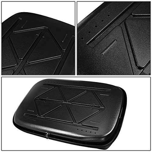 Heavy Duty Rooftop Cargo Carrier ABS Lockable Car Roof Rack Cargo Carrier, Capacity 110 LBS, 53 X 34 X 15 Inches, Black