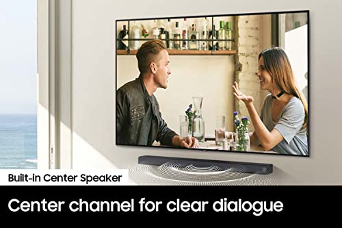 SAMSUNG Soundbar w/Dolby Audio, Subwoofer Included, Bass Boosted, Wireless Bluetooth TV Connection, Adaptive Sound Lite, Game Mode
