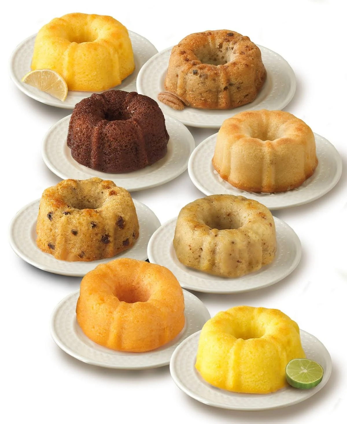 Dockside Market Tropical Mini Bundt Cake Sampler, 8 Pack