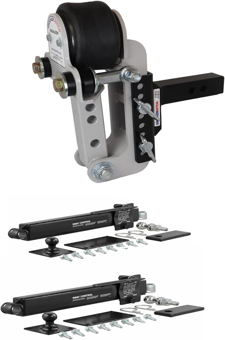 Shocker Air Equalizer & Sway Control Kit for Weight Distribution Hitch - 12,000 lbs, Fits 2-1/2" Hitch