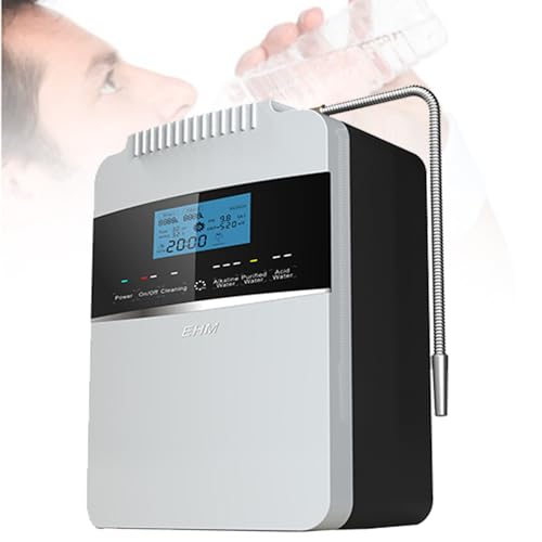 Alkaline Electrolyzed Water Machine Ph 2.5-11.2, Home Filtration System,10000 Liters per Filter,7 Water Settings,Automatic Cleaning,Smart Voice