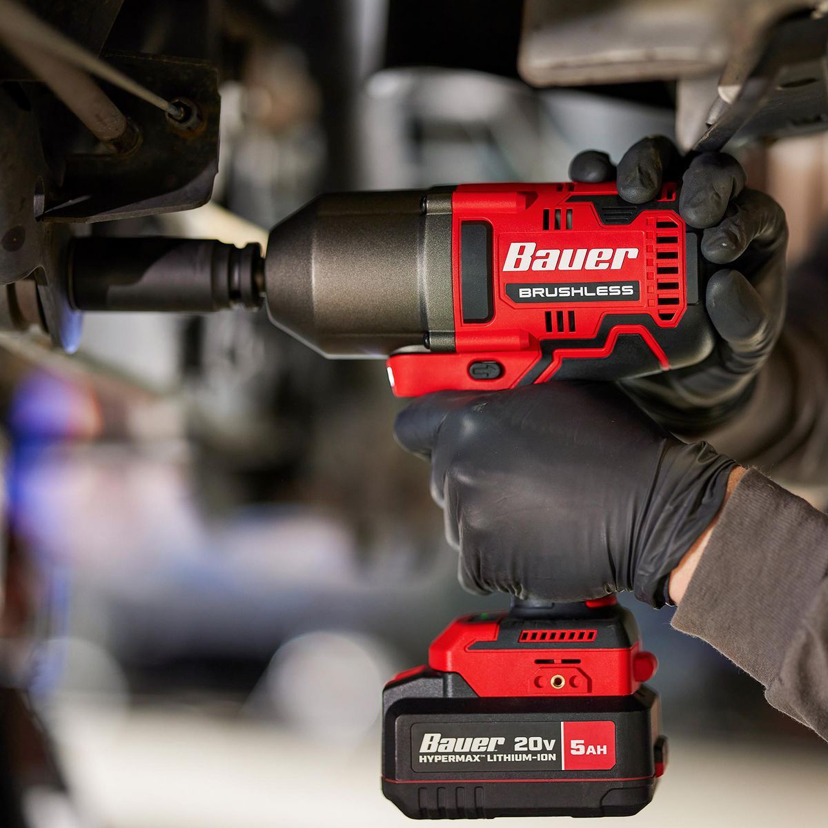 BAUER 20V Brushless Cordless 1/2 in. High-Torque Impact Wrench - Tool Only