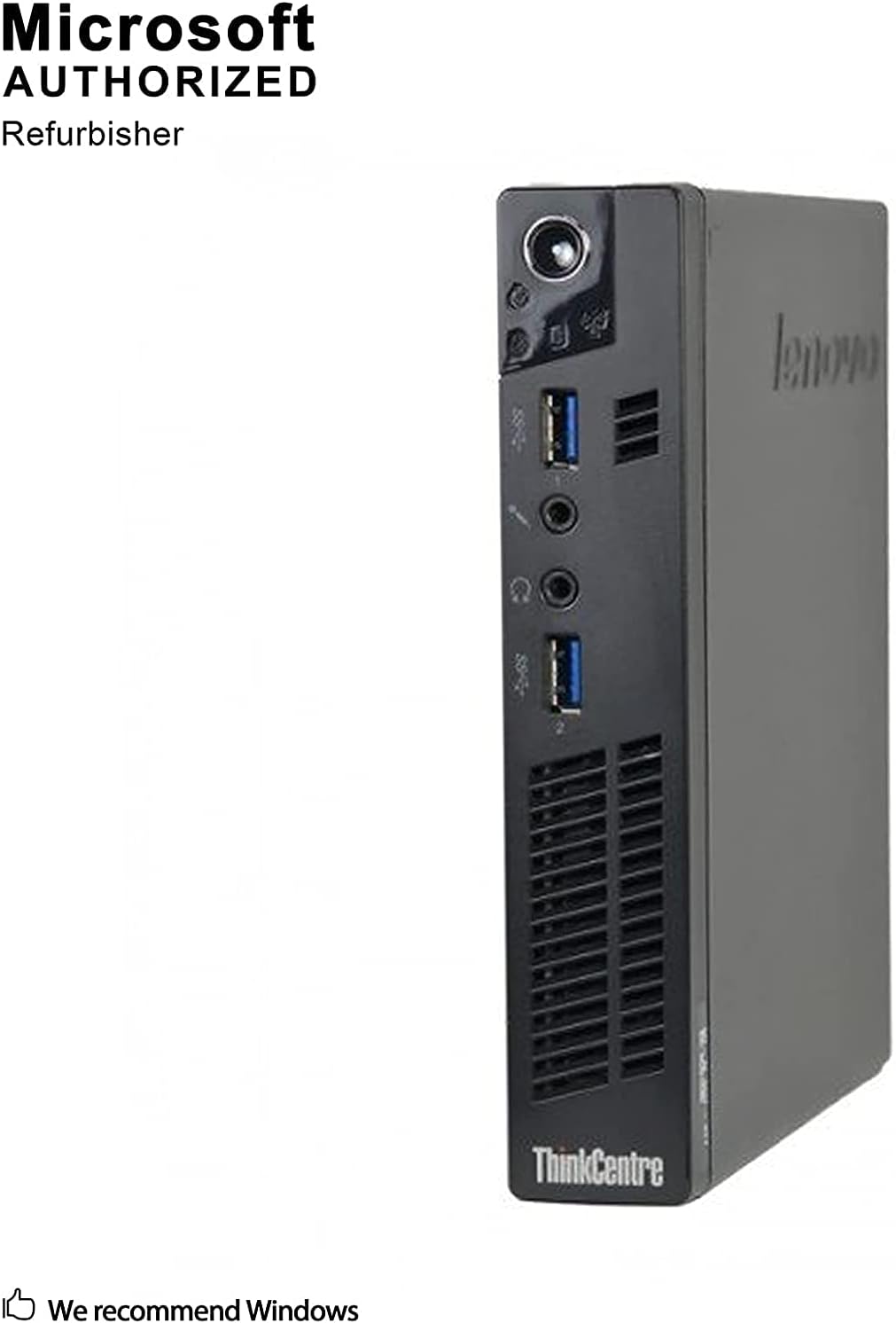 lenovo ThinkCentre M92p Tiny Mini Business Desktop Computer, Intel Core i5-3470T up to 3.6Ghz, 8GB RAM, 500GB HDD, Intel HD Graphics, VGA, USB 3.0, Windows 10 Professional (Renewed)