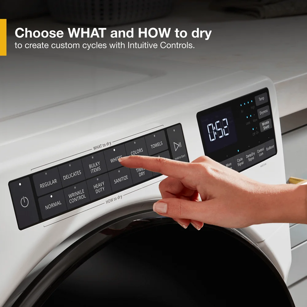 WHIRLPOOL WED5605MW  FRONT LOAD ELECTRIC DRYER Gray