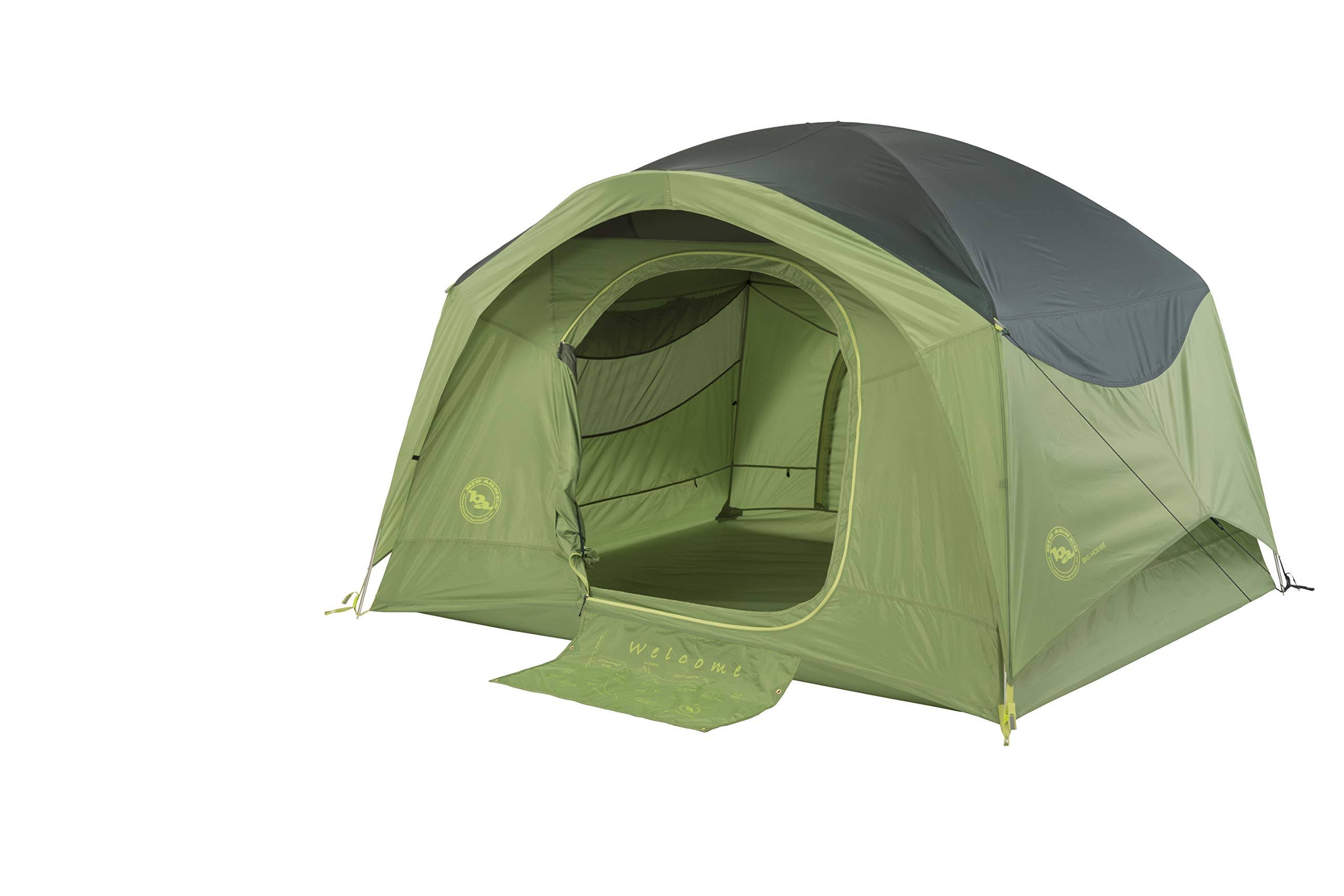Big Agnes Big House 4 Deluxe Tent Green 4 Person