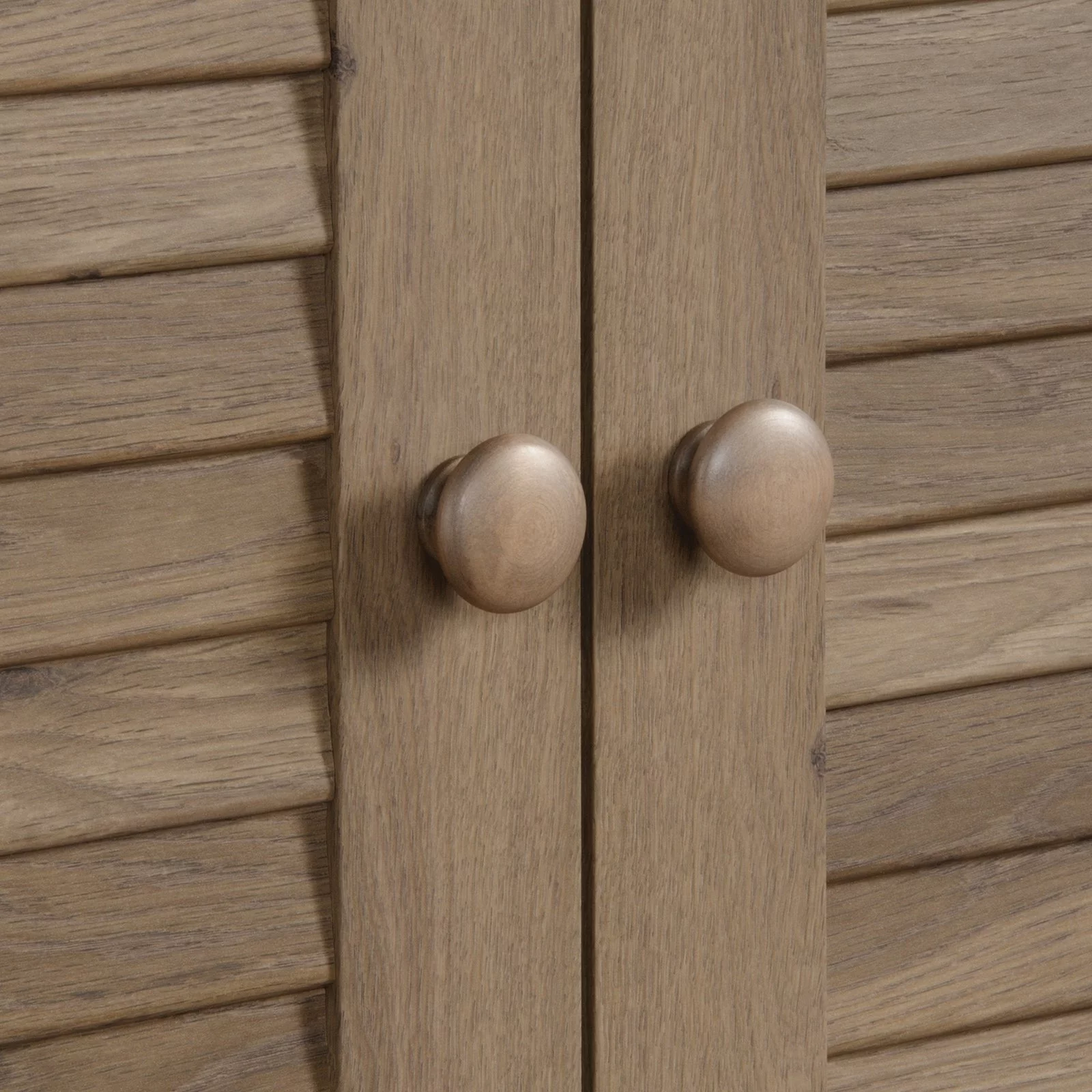 Sauder Harbor View Storage Cabinet, Salt Oak Finish