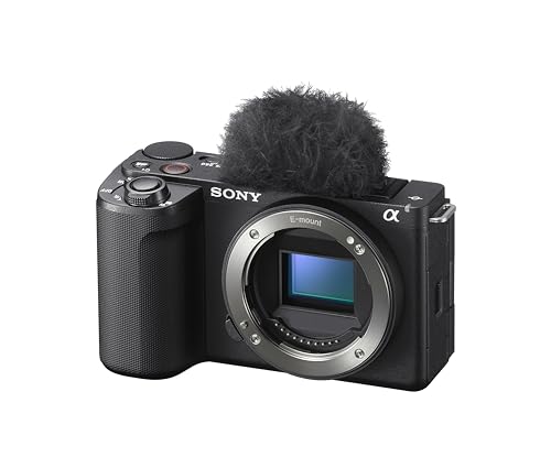 Sony Alpha ZVE10 II - APS-C Interchangeable Lens Mirrorless Content Creators’ Camera - Black - Body Only