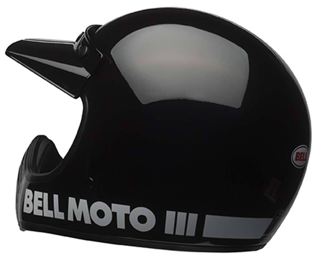 Bell Moto-3 Helmet (Matte/Gloss Blackout - Medium)