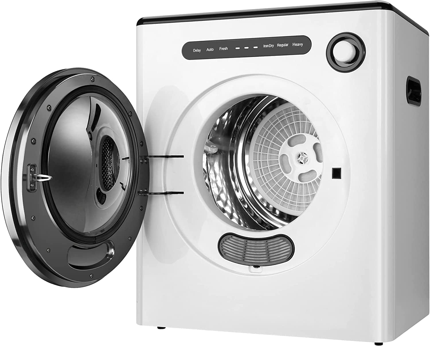 Compact Laundry Dryer, OOTDAY 9lbs portable Clothes Dryer Machine, 110V Electric Portable Clothes Dryer with Stainless Steel Tub for Existing Laundry Machines Drying Excellence Guaranteed