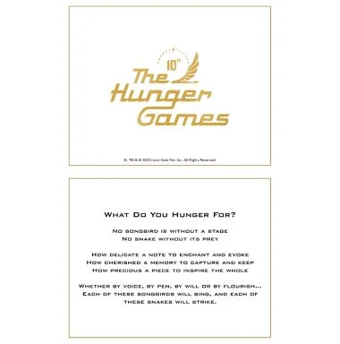 The Hunger Games: The Ballad Of Songbirds & Snakes Music Box Memorabilia Collection