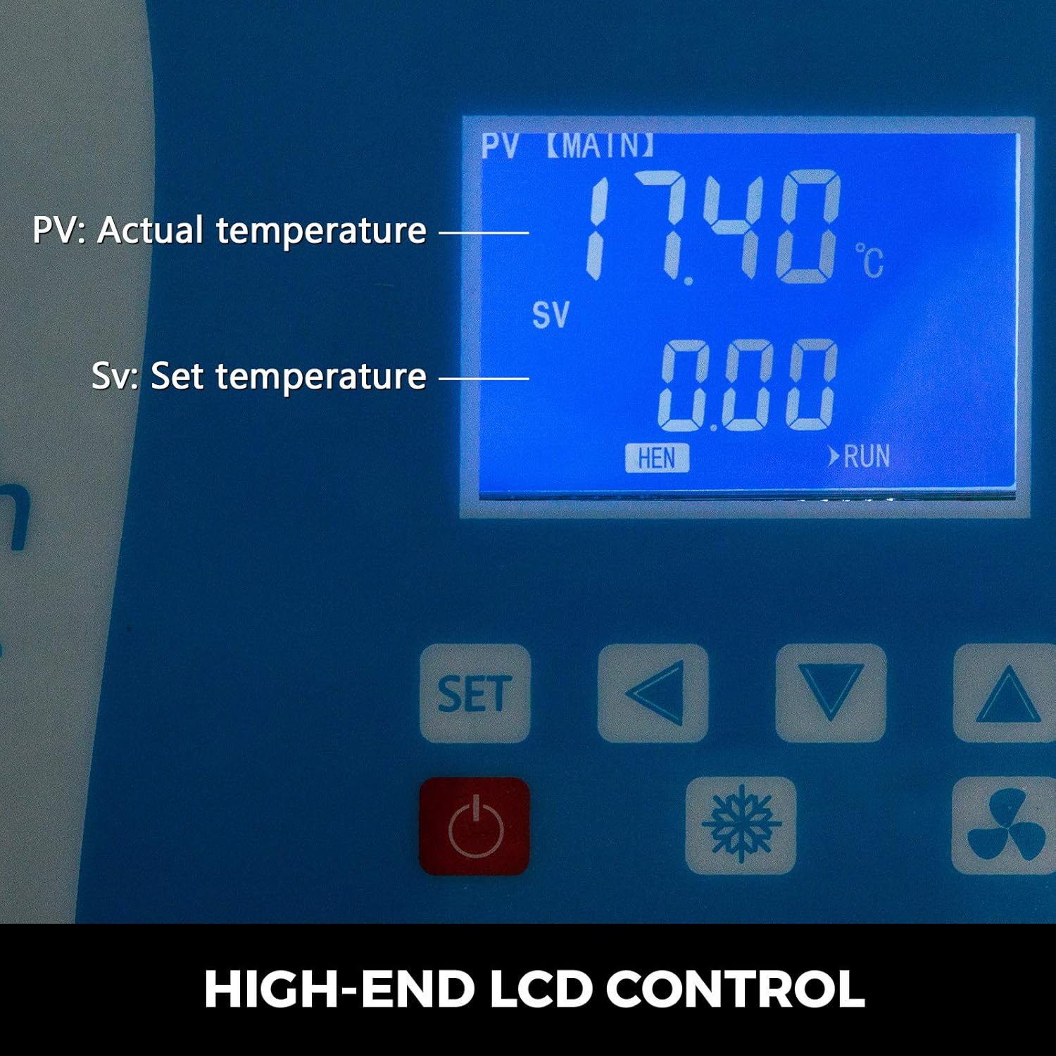 VEVOR Laboratory Chiller Circulator 6L Chiller Lab Low Temperature Cooling Liquid Circulator Pump Chiller Lab Recirculating Chiller Water Bath Recirculating Water Cooling Chiller for Laboratory