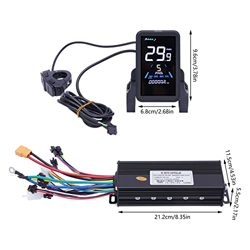 Electric Bike Conversion Kit, 48V 1000W 700C 28"/ 29" Front/Rear Wheel Electric Bicycle Hub Kit Dual Mode Controller w/LCD Display & PAS, 5-Speed Adjustment E-Bike Conversion Kit