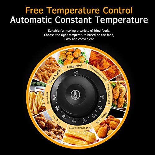 Deep Fryer with 2 Baskets，5000W Commercial Deep Fryer, 12L Electric Dual Tank Deep Fryer, Countertop Double Basket And Heavy duty Stainless Steel Electric Deep Fryer