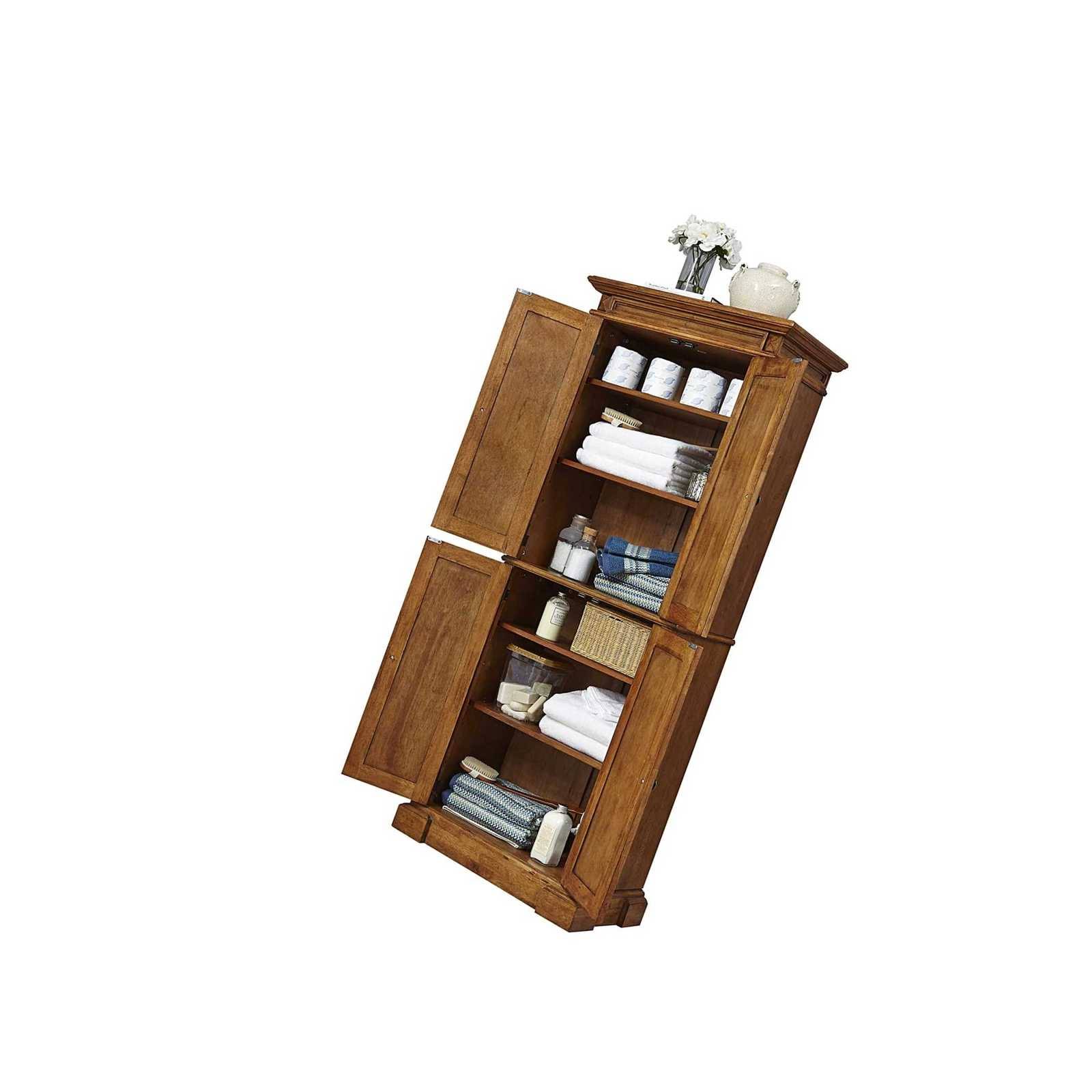 Home Styles Americana Distressed Oak Pantry by Home Styles