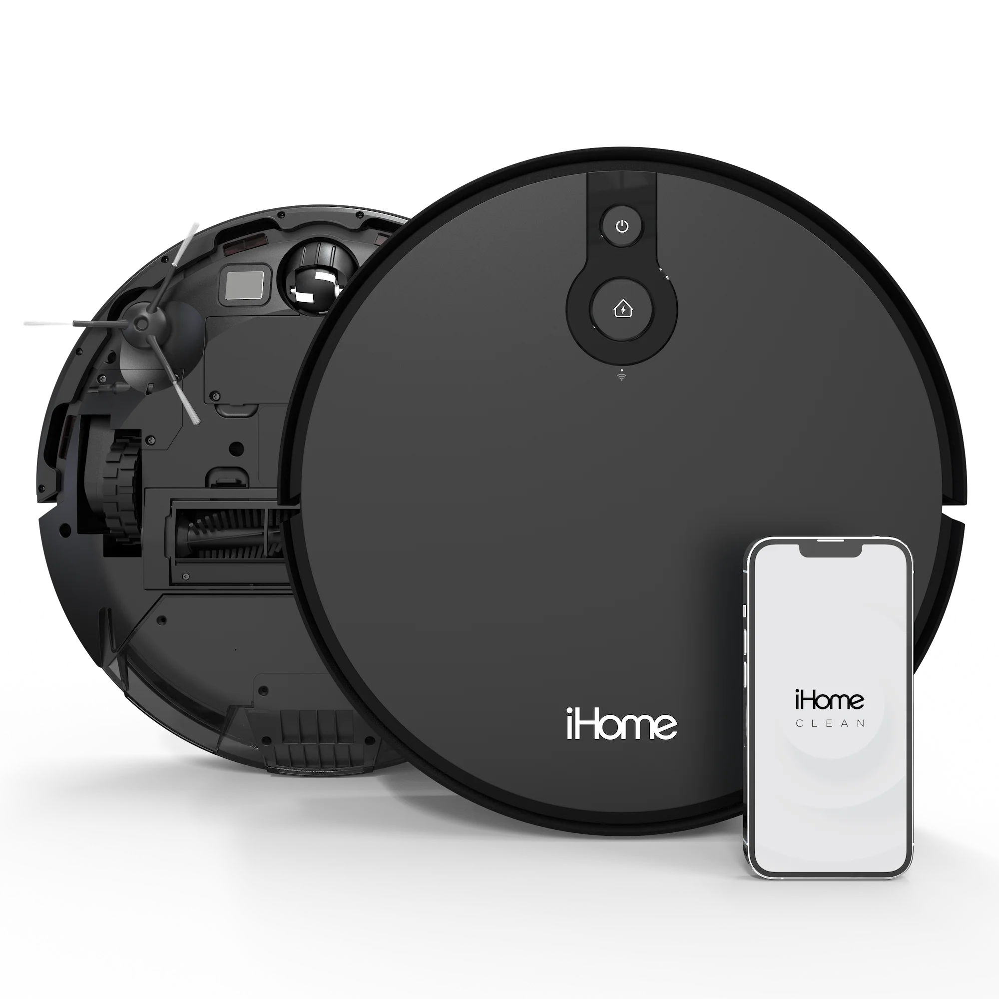 iHome AutoVac Eclipse Robot Vacuum with Mapping Technology, Ultra Strong Suction, 120 Min Runtime
