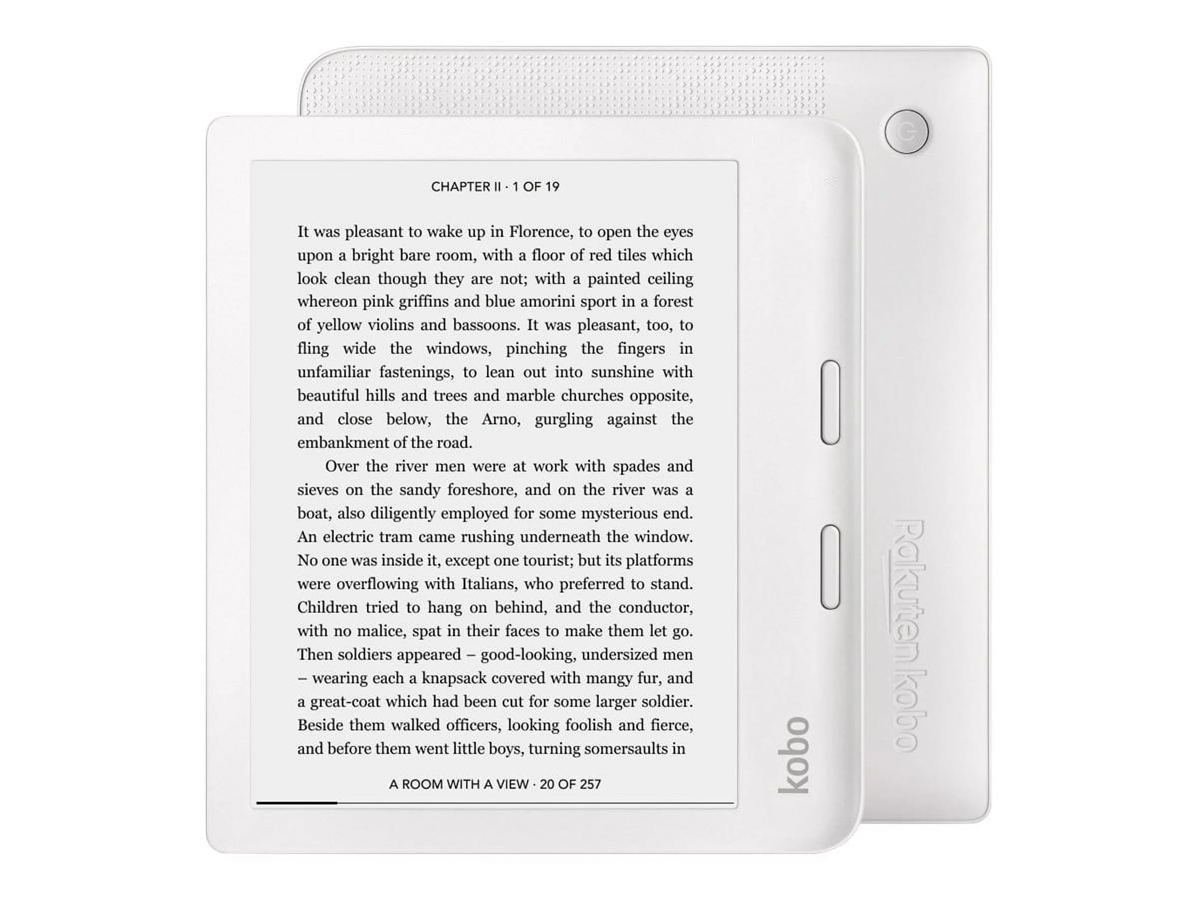 Kobo Libra 2 - eBook reader - 32 GB - 7" E Ink Carta 1200 (1680 x 1264) - touchscreen - Wi-Fi - white