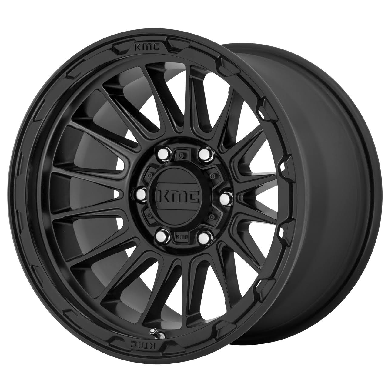 KMC KM542 Impact - Satin Black | 16x7 30mm | 5x114.3
