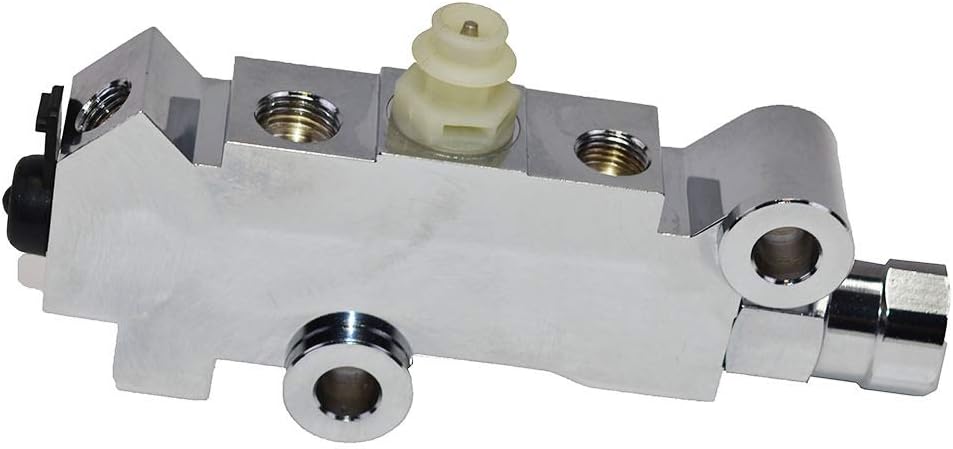 A-Team Performance - Disc/Drum Front Disc Rear Brake Proportioning Valve Universal PV2C - Compatible with GM Street Rod Classic Car and Truck Chrome Pack of 2