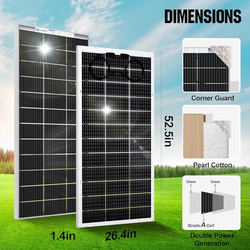 ECO-WORTHY 4.8KWH 5.52KWH 12V 24V Solar System, Solar Panel Kit, Solar Power Complete Kit