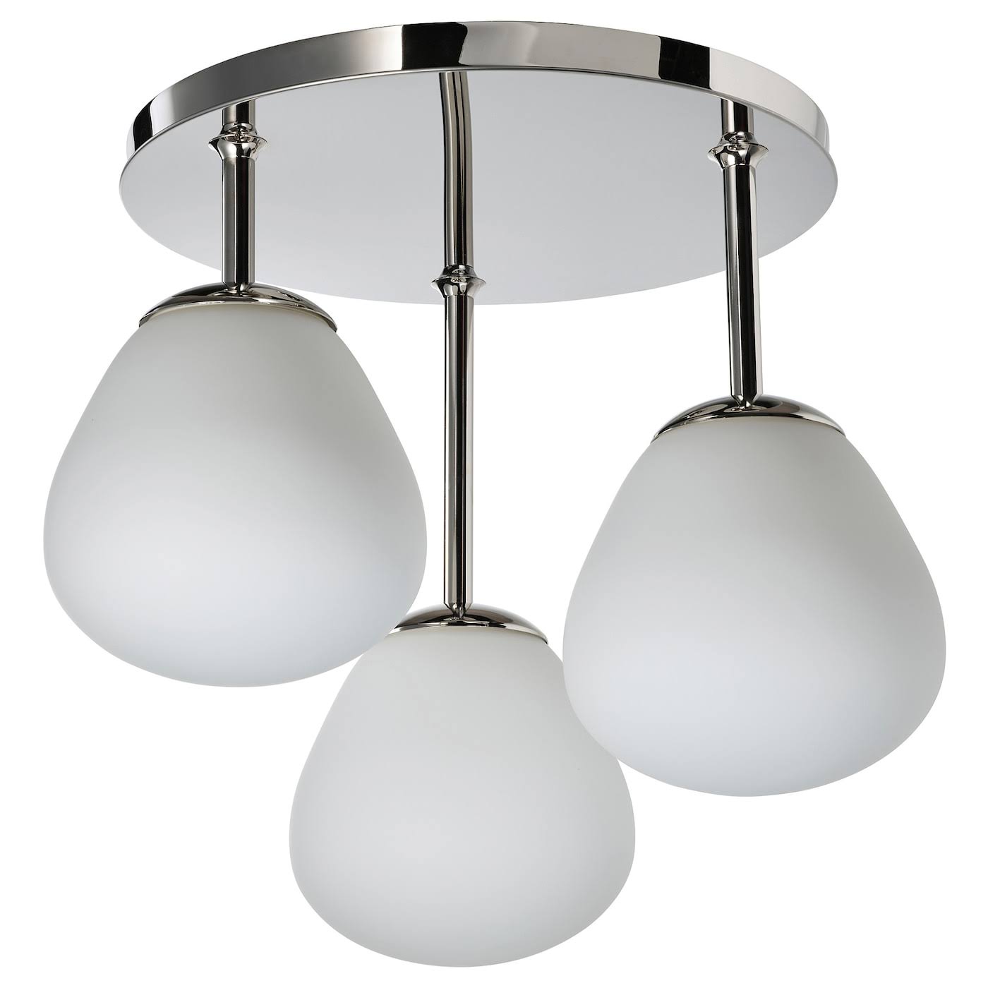 IKEA - DEJSA Ceiling Lamp with 3 Lights, Chrome plated/opal Glass, Diameter: 17 90478035
