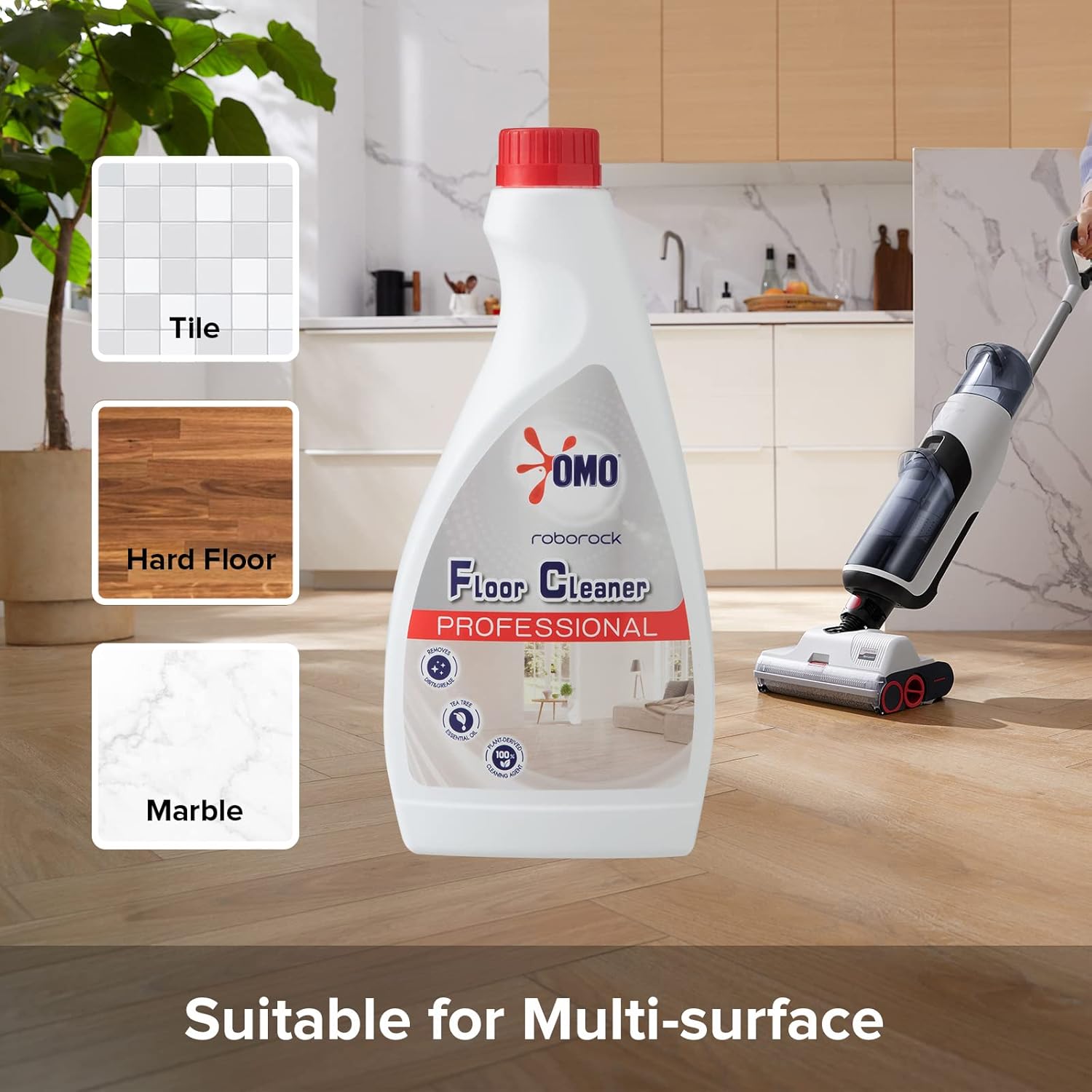 roborock Qrevo Master Robot Vacuum and Mop with Multi-Surface Floor Cleaning Solution