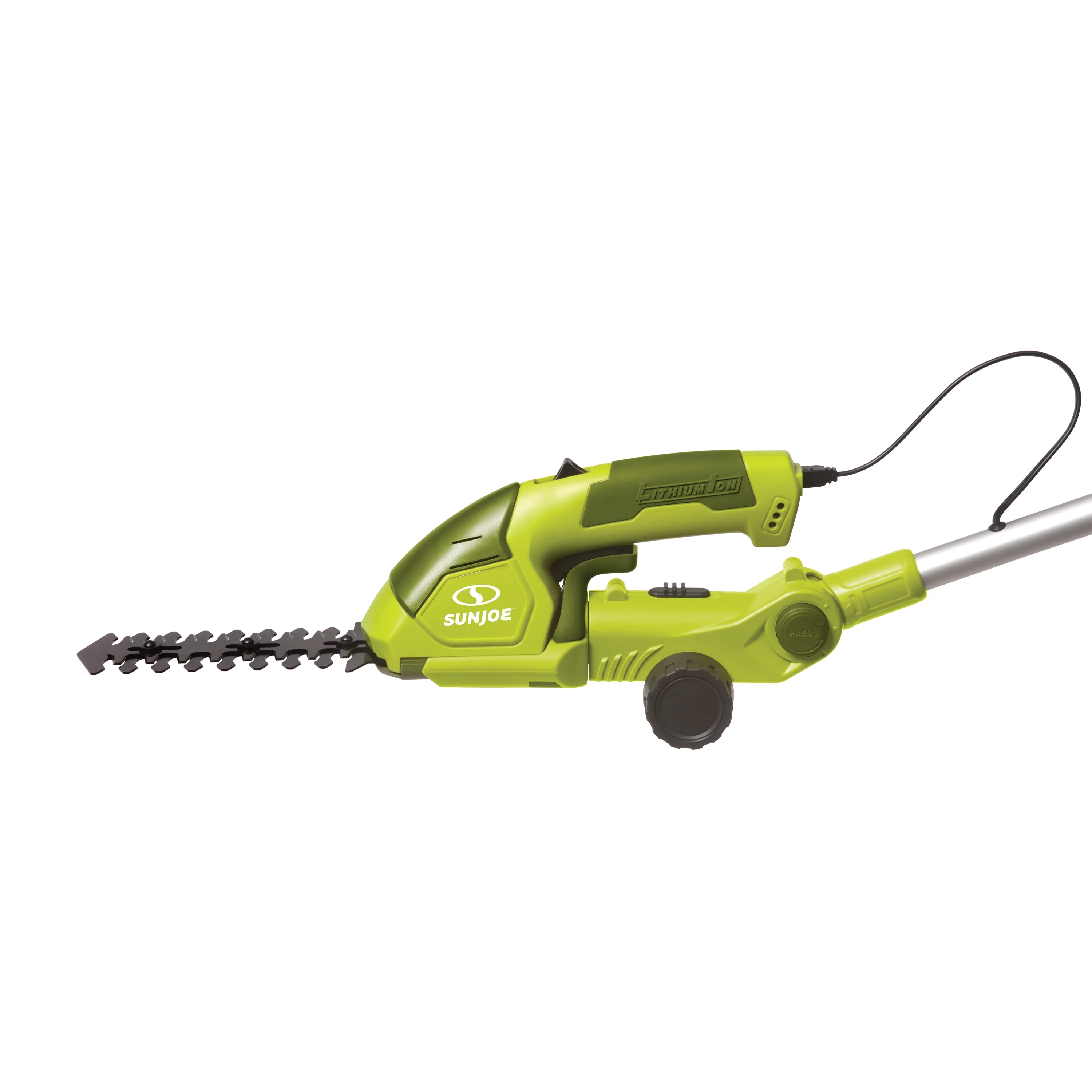Sun Joe 2-in-1 Cordless Telescoping Grass Shear + Hedge Trimmer, 7.2-Volt - Curated Treasures Market