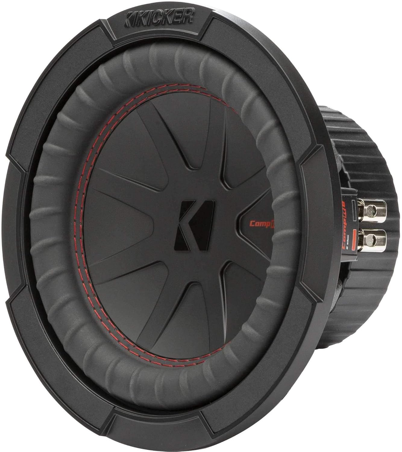 Kicker 48CWR84 CompR 8" Subwoofer, DVC, 4-ohm - Includes Speaker Wire