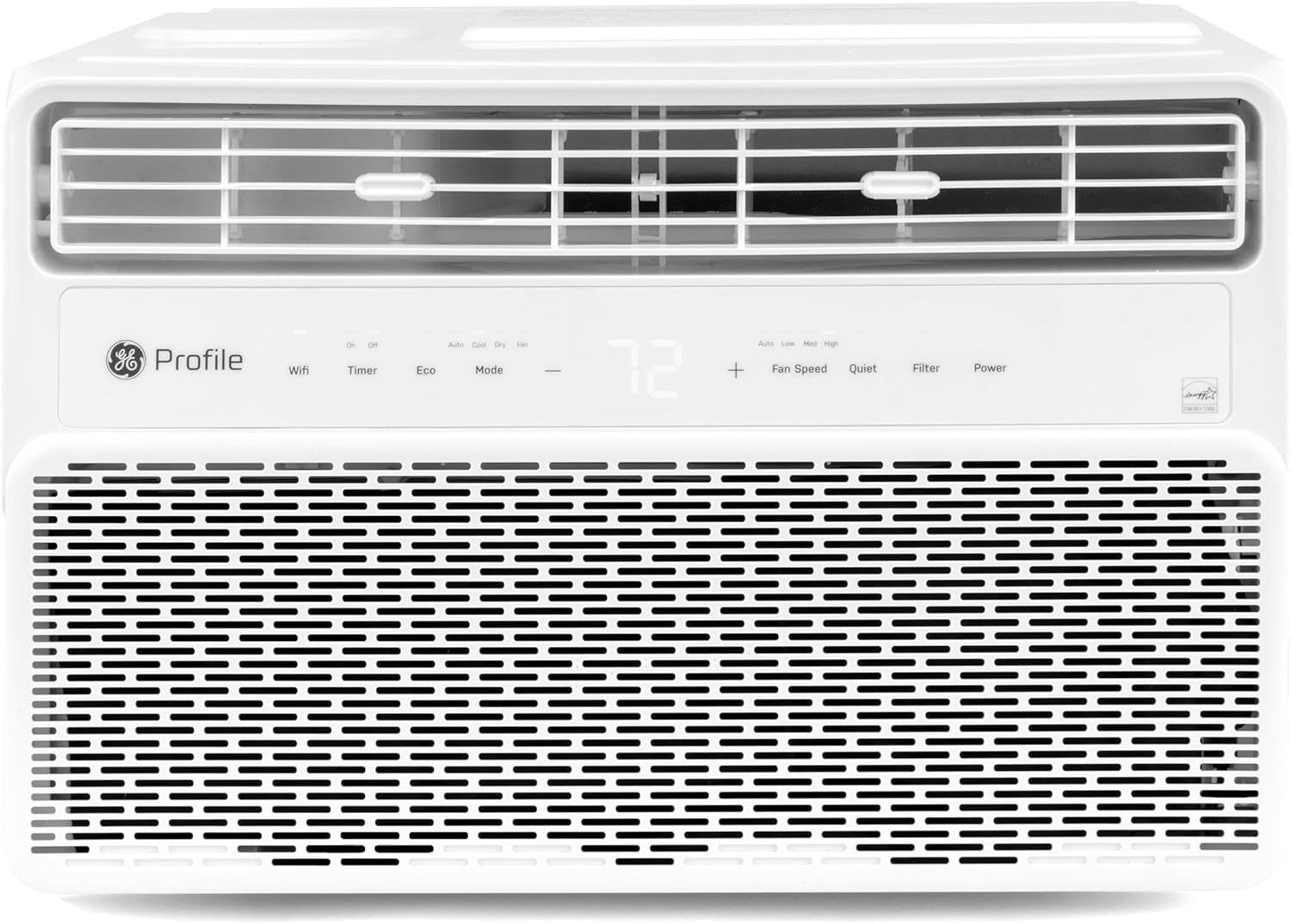 GE Profile Inverter Window Air Conditioner Unit 10,000 BTU with Energy Efficient AC Cooling up to 450 sq ft., Ultra Quiet, SMART Home Capable, Includes Remote and Install Kit, White