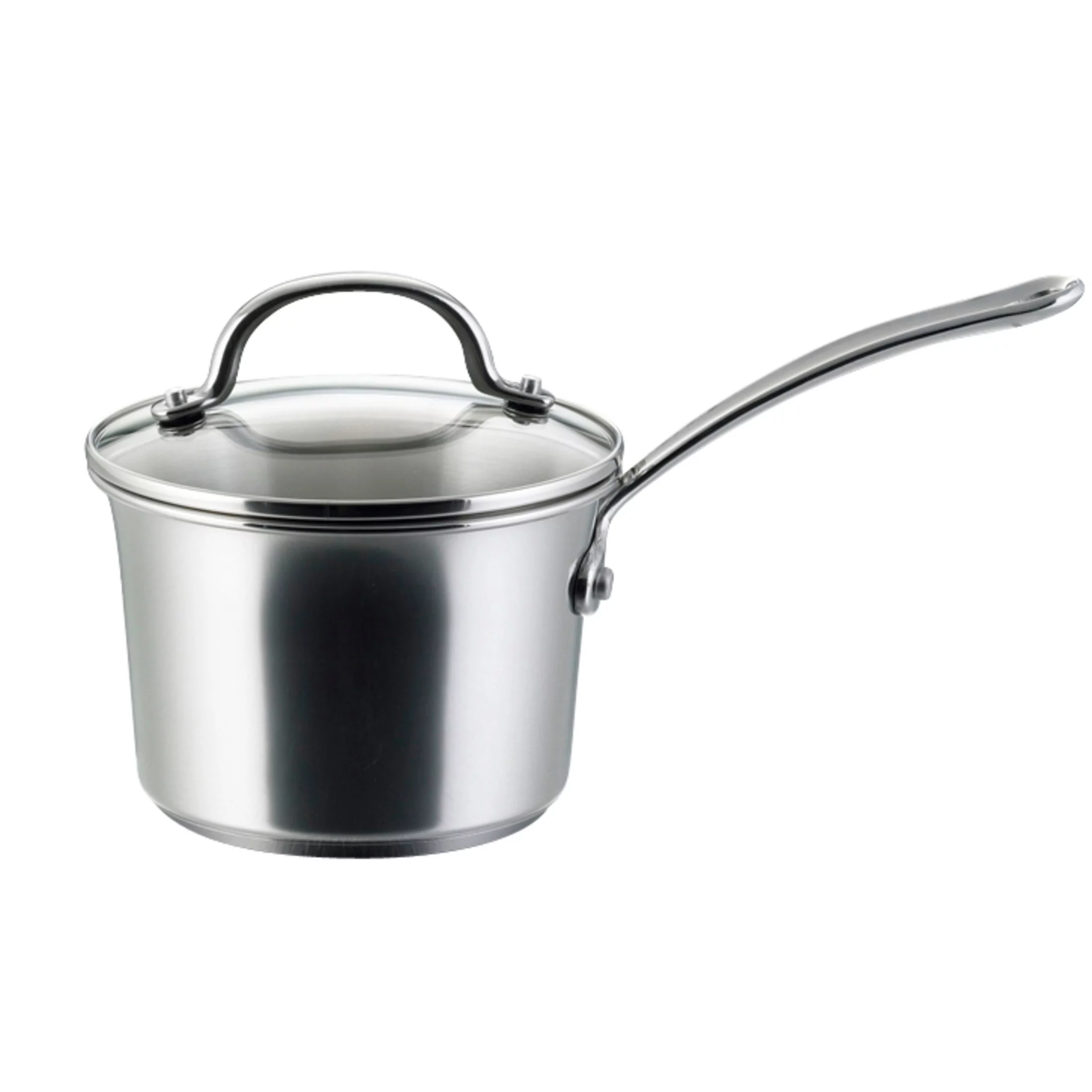 Farberware Millennium 10 Piece Stainless Steel Pots and Pans, Silver