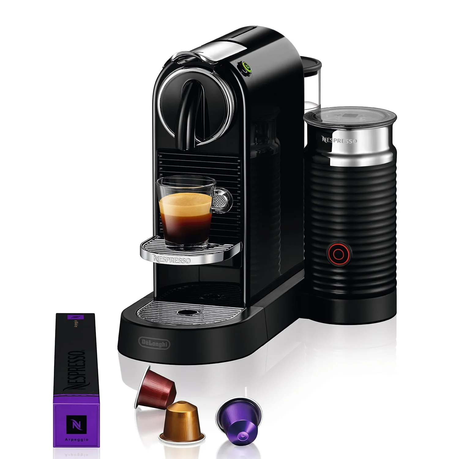 Nespresso CitiZ & Milk Espresso Machine by De'Longhi, Black