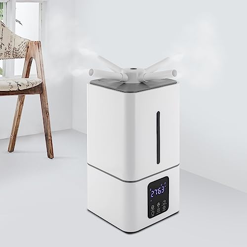 Industrial Commercial Humidifiers Whole House Humidifier 2000sq.ft Large Room Humidifier 2000ml/h 23.8L/6.2Gallons Top Fill Water Tank 110V for Warehouse Commercial Home Plants