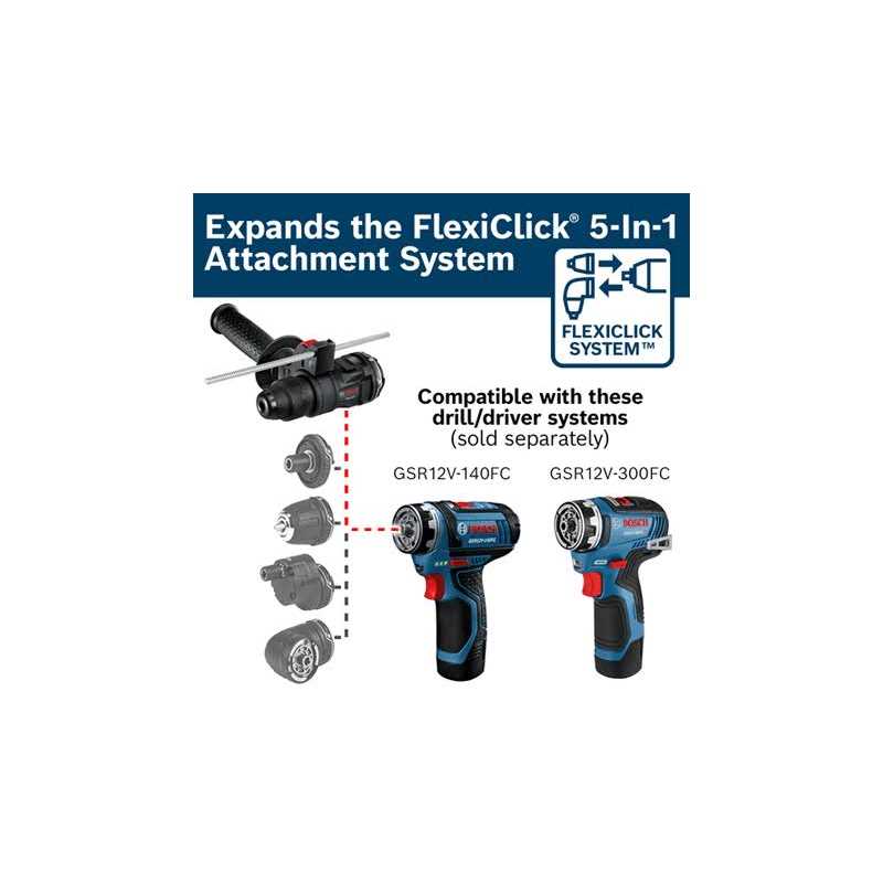 Bosch GSR12V-300FCB22 12V Max EC Brushless Flexiclick 5-in-1 Drill/Driver System - Shop Hardware Tools Online Store