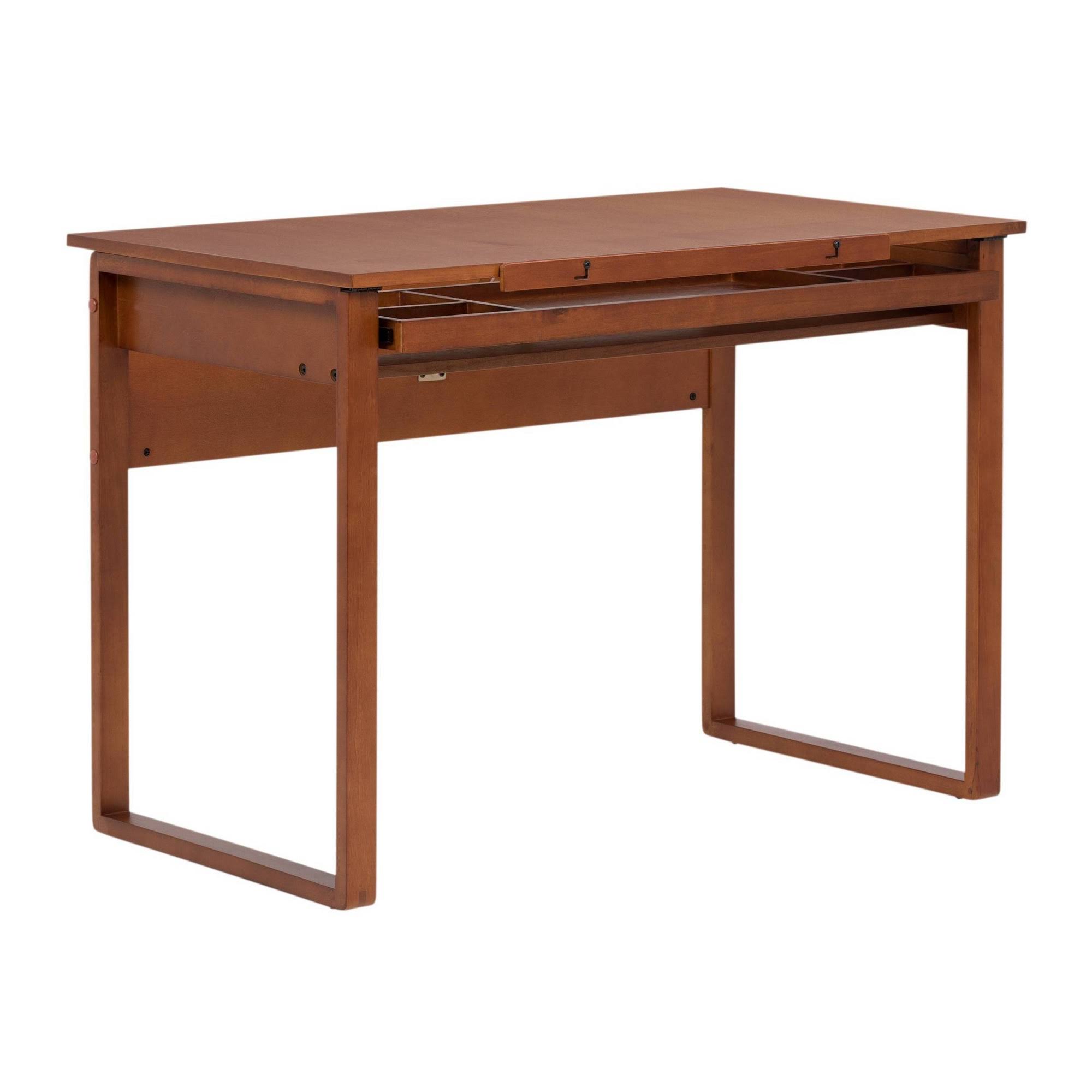 Canvas u0026 Color Wood Drawing Table Sonoma Brown - Studio Designs