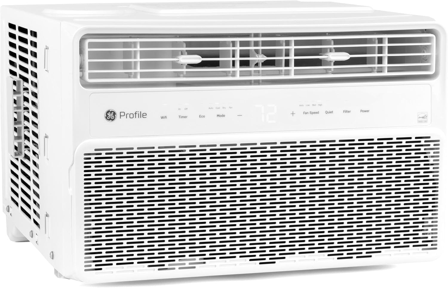 GE Profile Inverter Window Air Conditioner Unit 10,000 BTU with Energy Efficient AC Cooling up to 450 sq ft., Ultra Quiet, SMART Home Capable, Includes Remote and Install Kit, White