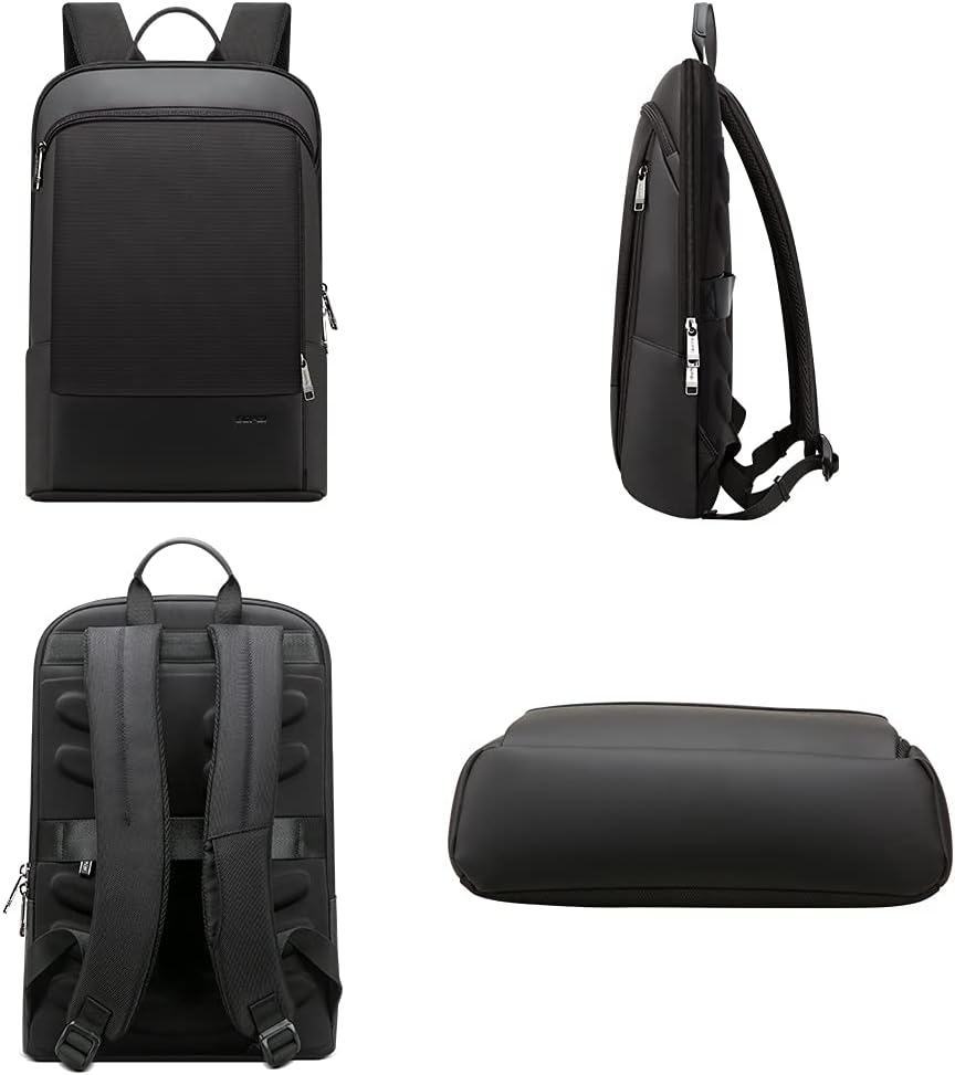 BOPAI 17 inch Super Slim Laptop Backpack Men Anti Theft Backpack Waterproof College Backpack Travel Laptop Backpack for Men Business Laptop Backpack Casual Daypack Men