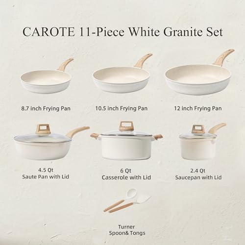 CAROTE Non Stick Pots and Pans Set