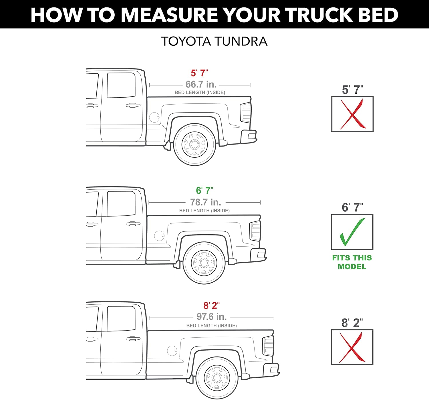 Roll N Lock Cargo Manager Truck Bed Organizer | CM576 | Fits 2022 Toyota Tundra Ext Cab 6' 7" Bed (78.7")