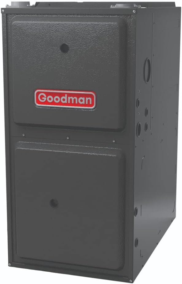 Goodman 4 Ton 14 SEER2 Single Stage Air Conditioner GSXN404810 and 120,000 BTU 96% AFUE Multi-Speed Gas Furnace GM9C961205DN Horizontal System with CHPT4860D4