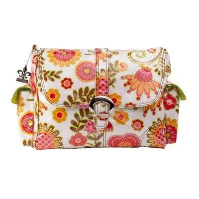 Kalencom Cobalt Paisley Laminated Buckle Diaper Bag