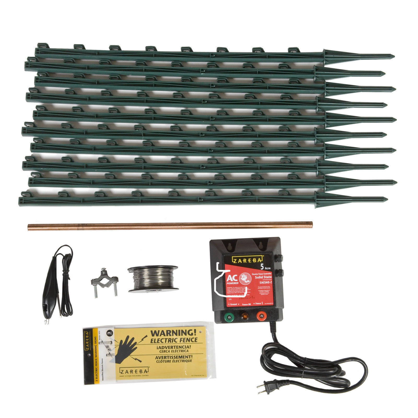 Zareba AC Garden Protector Electric Fence Kit - Megean