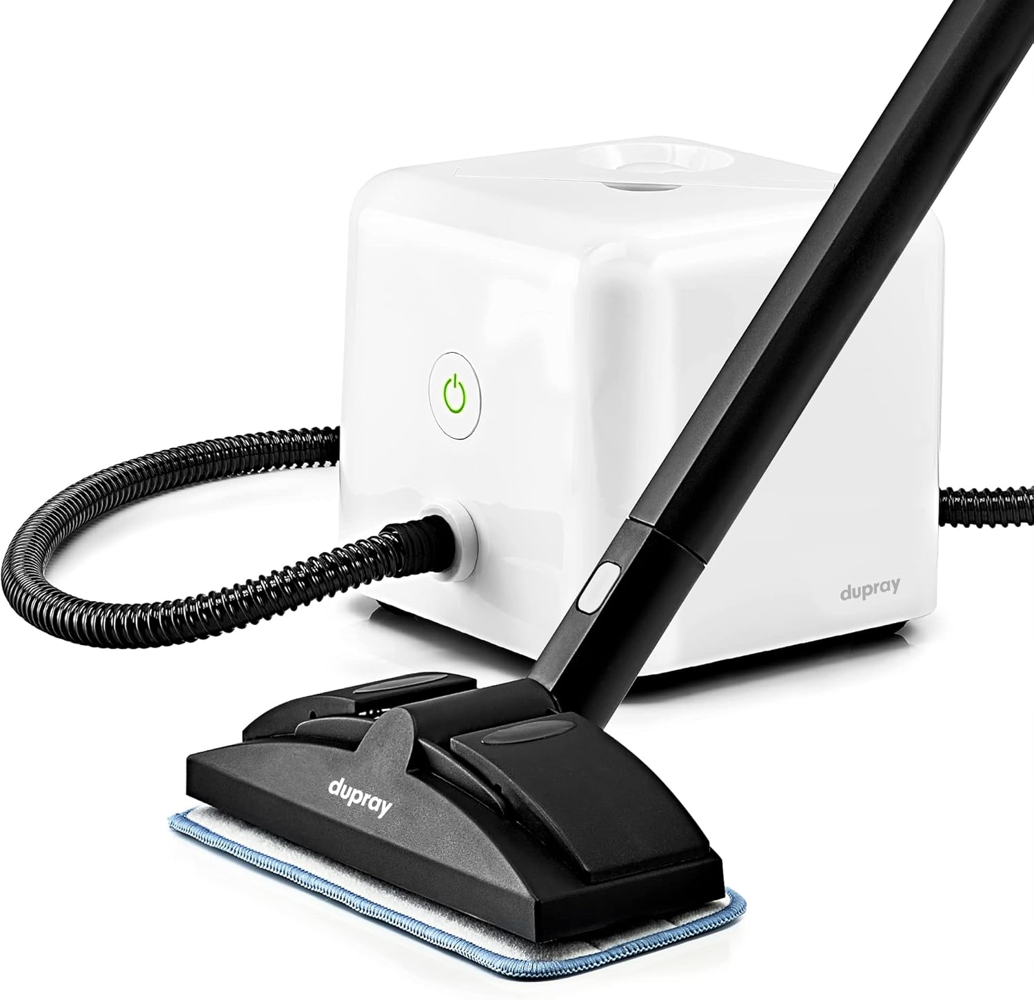 Certified Refurbished Dupray Neat Steam Cleaner Powerful Multipurpose Portable Steamer for Floors, Cars, Tiles Grout Cleaning. Chemical Free Disinfection for Home Kills 99.99%* of Bacteria and Viruses
