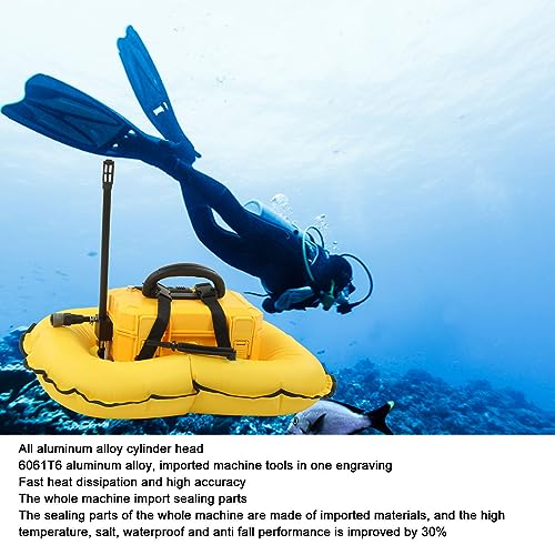 ZWZRFMZHML Base Upgraded Scuba Diving Ventilator Tankless Diving System, Scuba Respirator Equipment Artificial Fish Gill Submersible US 100‑240V D4000, Portable Rechargeable Scuba