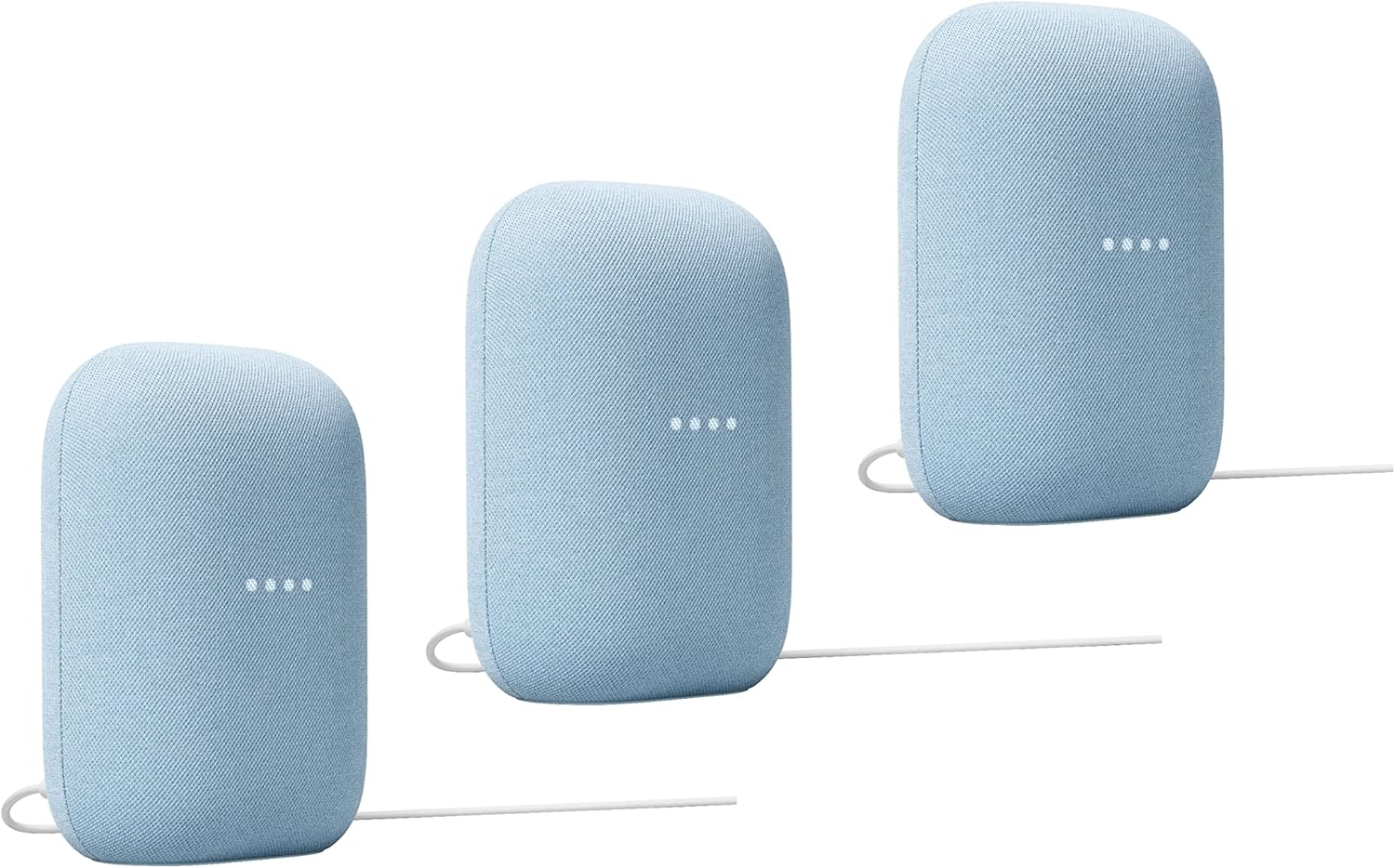 Google - Audio Smart Speaker with WiFi and Bluetooth Streaming (2-Pack: Sky)