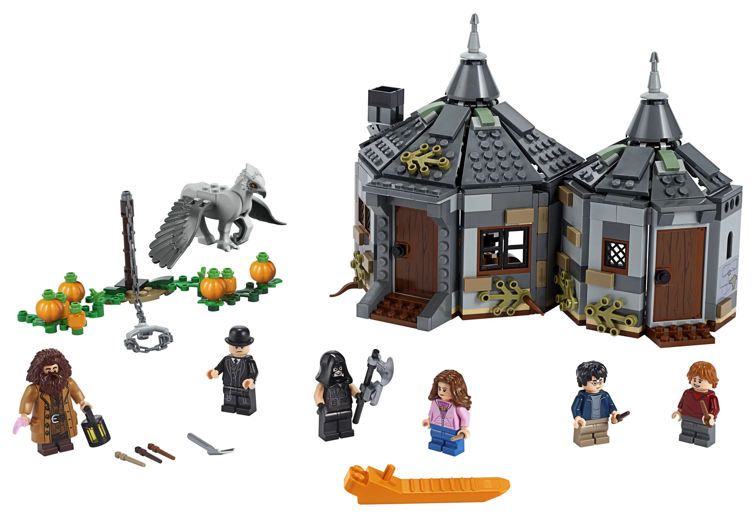 LEGO Harry Potter Hagrid's Hut: Buckbeak's Rescue 75947 Building Set (496 Pieces)