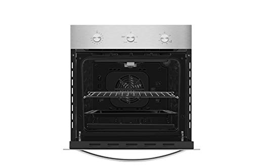 Single Gas Wall Oven Bake Broil Rotisserie Functions with Mechanical Controls-Built-in Timer-Convection Fan in Stainless Steel