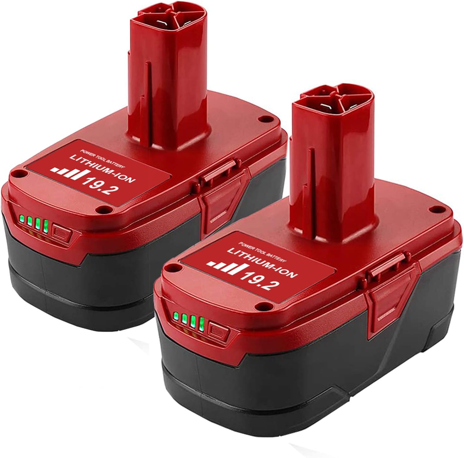 6.0Ah Replacement Battery Compatible with Craftsman 19.2 Volt Lithium Battery C3 DieHard XCP 130279005 1323903 315.pp2025 130211004 315.115410 315.11485 11375 2Pack Pack of 2